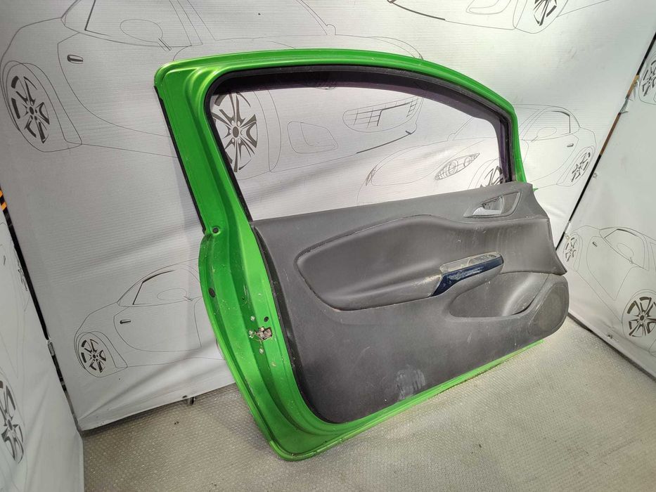 Ușă Față Stânga Opel Corsa E Hatchback Verde Cod Culoare GLE 2015 / [2014-2019] / 1343348 (2A)