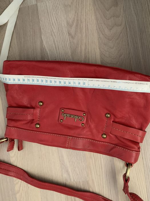 Страхотна маркива дамска чанта естествена кожа