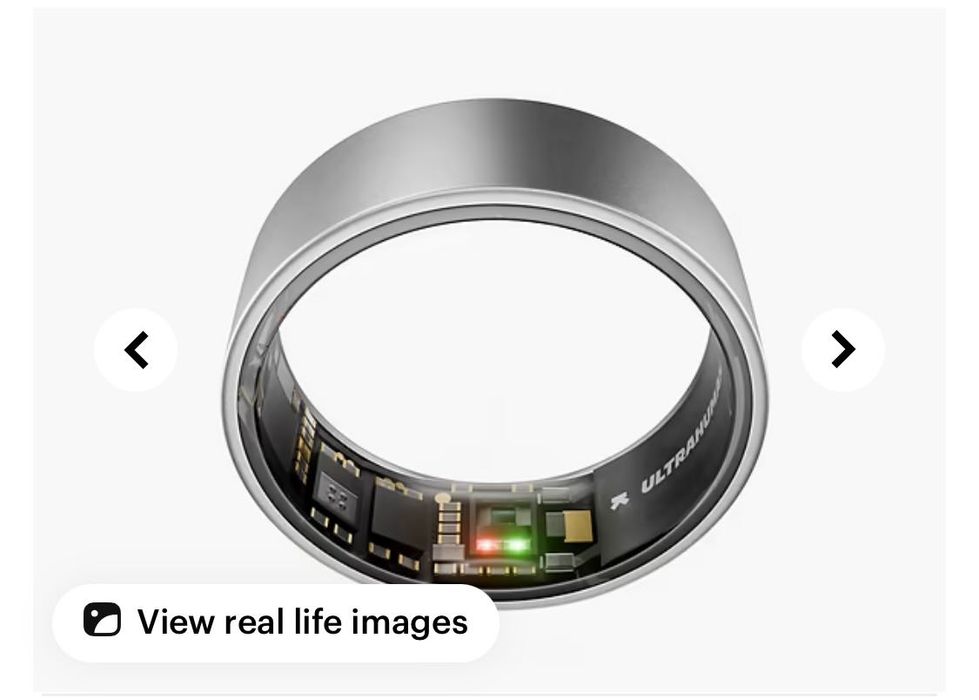 Новый Ultrahuman Ring AIR — Размер 9, Raw Titanium