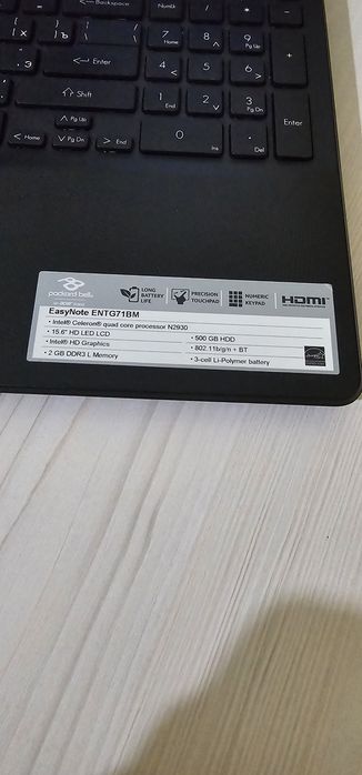 Ноутбук Packard bell