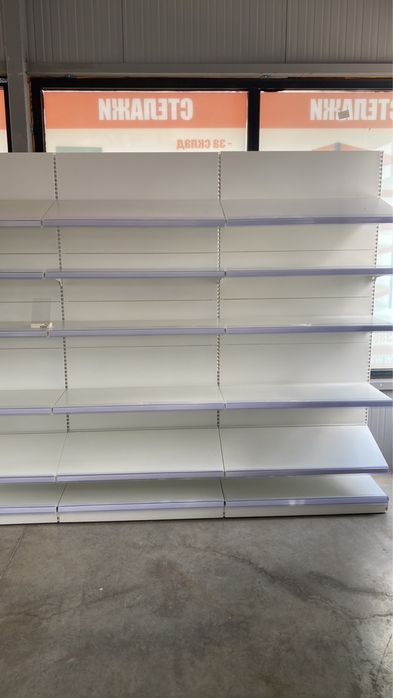 Стелажи за хранителен магазин ПРОМОЦИЯ .