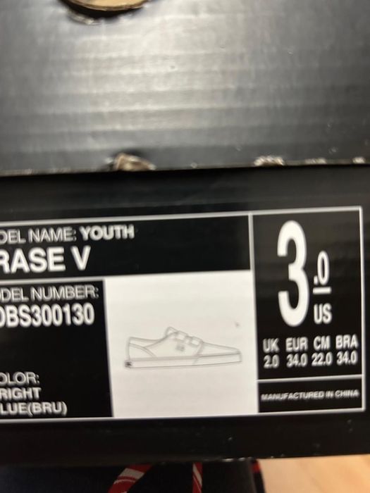 Кеды DC 34 размер