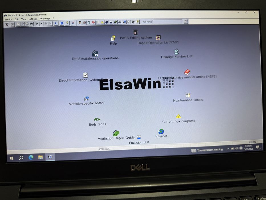 Tester/Diagnoza VNCI VAS6154A USB/WIFI+Odis S25/E19 Offline+Elsawin