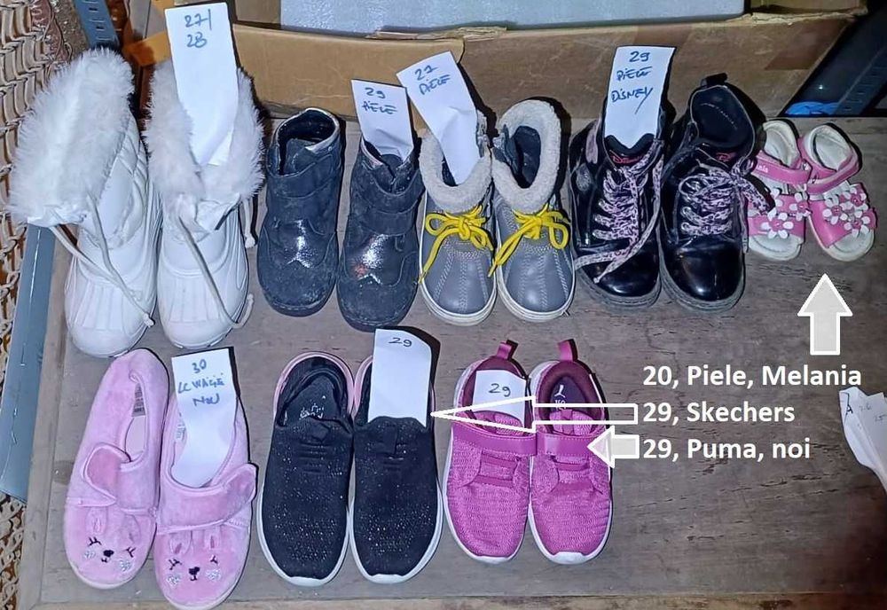 Incaltaminte fetita 29 si dama 38, Skechers, PJ Shoes piele, cizme UGG