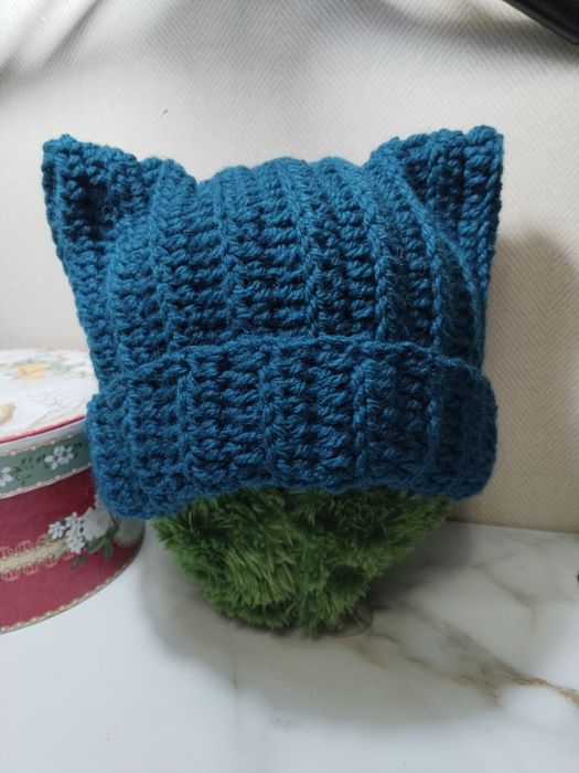 Детская шапка с ушками