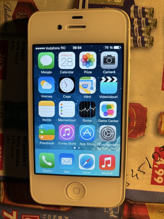 telefon de colectie iphone 4, 16 gb stare buna