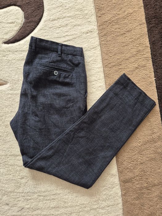Pantaloni de Lux L.B.M. 1911 Lubiam, Bumbac & Lână, Slim Fit, Bărbați, 54 R (Fit 52 - XL)