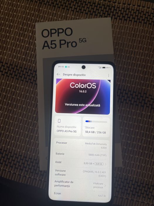 Vand Oppo A5 PRO 5G in garantie
