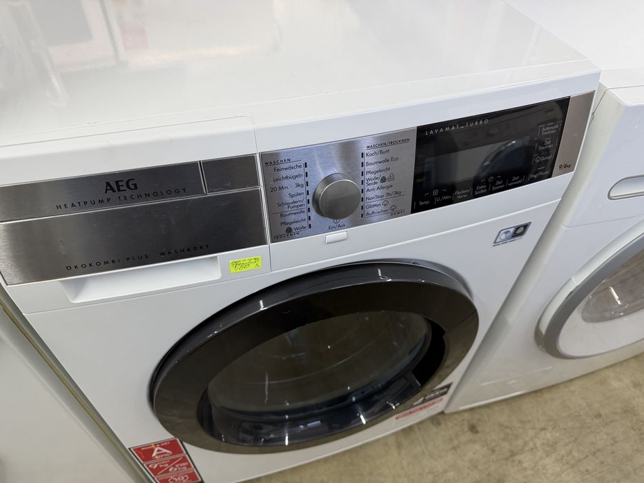 Aeg Пералня със сушилня с термопомпа 9/6кг Germany Гаранция