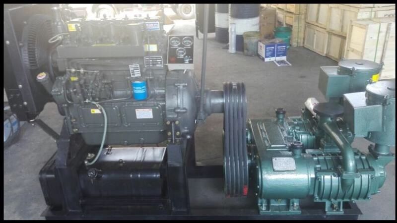 Цементавоз Комрессор и двигатель, компрессор для цементавоза