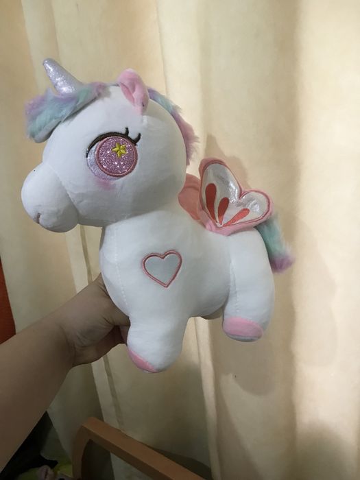 плюшевая игрушка единорог