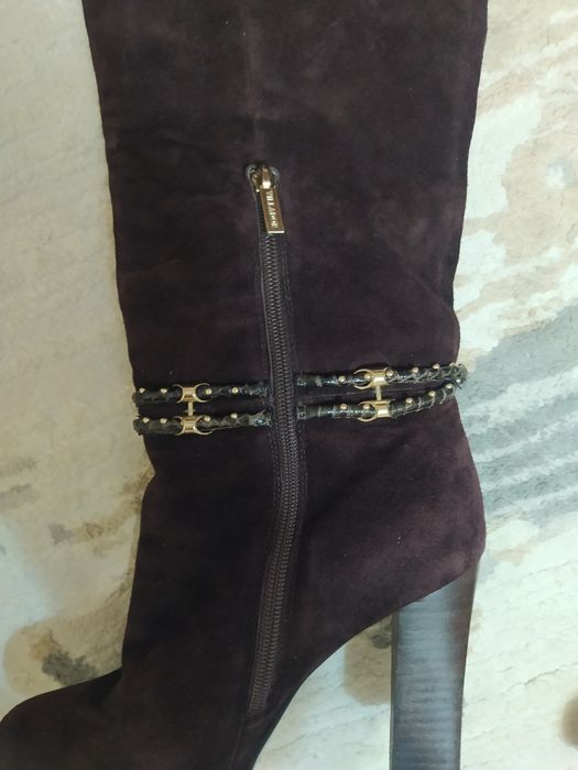 Продам сапоги замшевые