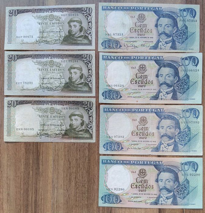 Bancnote Germania RDG, PORTUGALIA