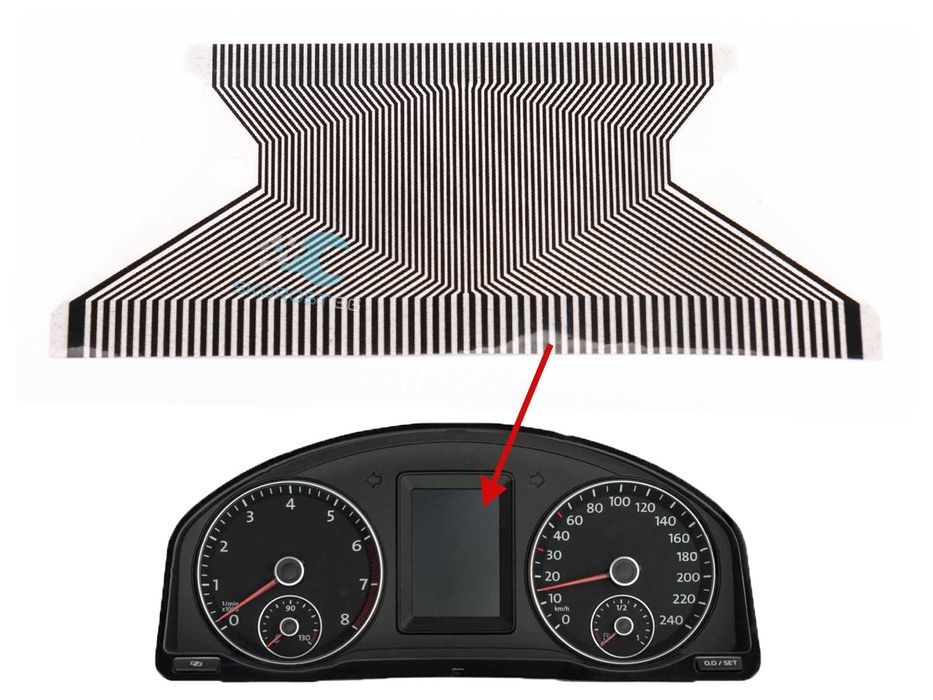 Лентов Кабел за Ремонт LCD Дисплей Audi Volkswagen Seat Skoda