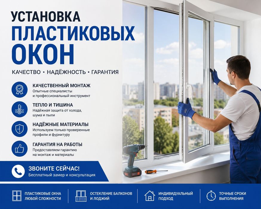 Пластиковые окна и двери