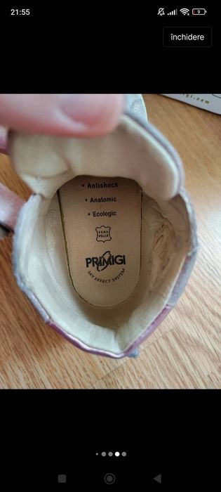 Ghetute de piele Primigi marimea 24