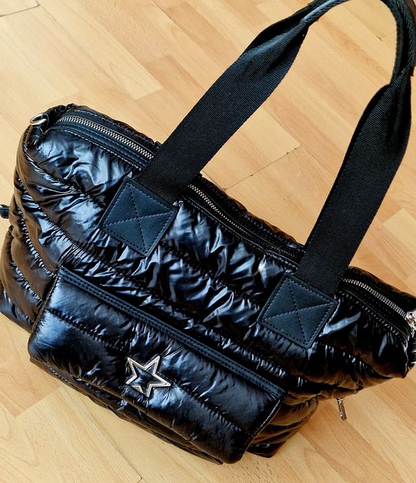 Geanta damă super model import Italia, feronerie metalica, int.inscrip