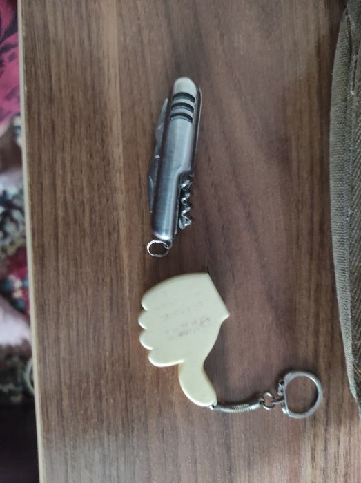 Сумка из материала типа джинс.