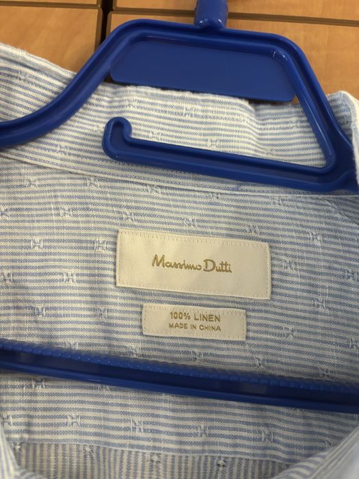 Мъжка ленена риза Massimo Dutti размер XXL