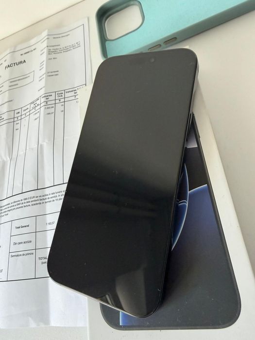 Iphone 16 Pro Max 512 neverlocked negru factura garanție Vodafone