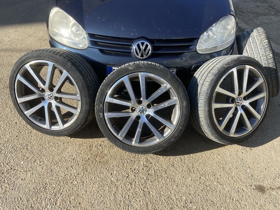 Jante plus cauciucuri pe 18