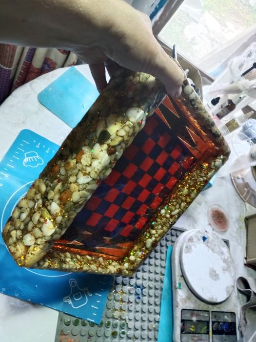 Шахматы, шашки, нарды, три в одном