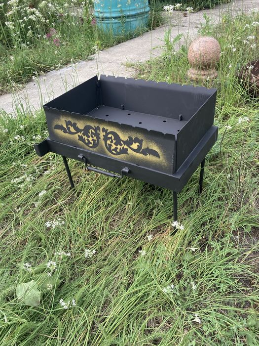 Мангал-чемодан, подарочный.