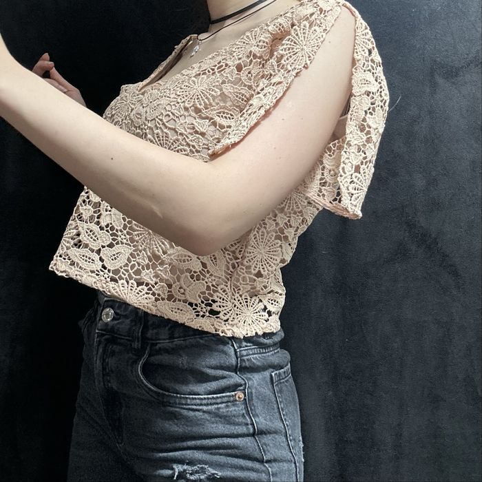 Tricou roz Zara Woman