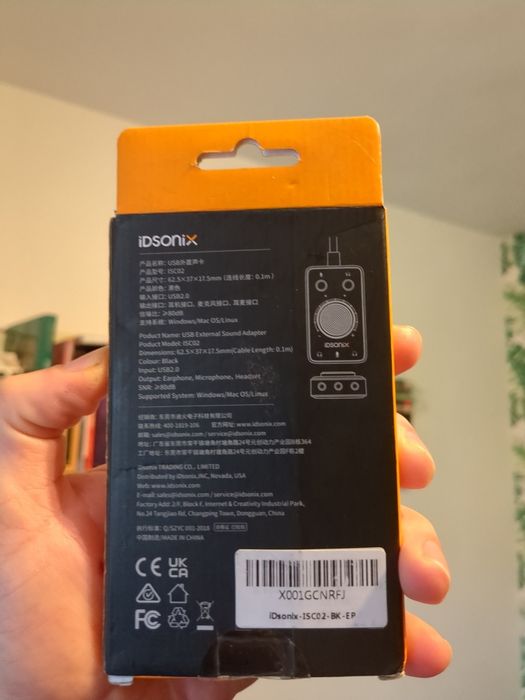 Placa audio externa/portabila  IDSoniX ISC02