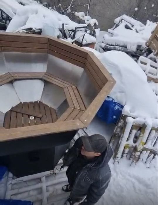 Нержавеющий банный чан