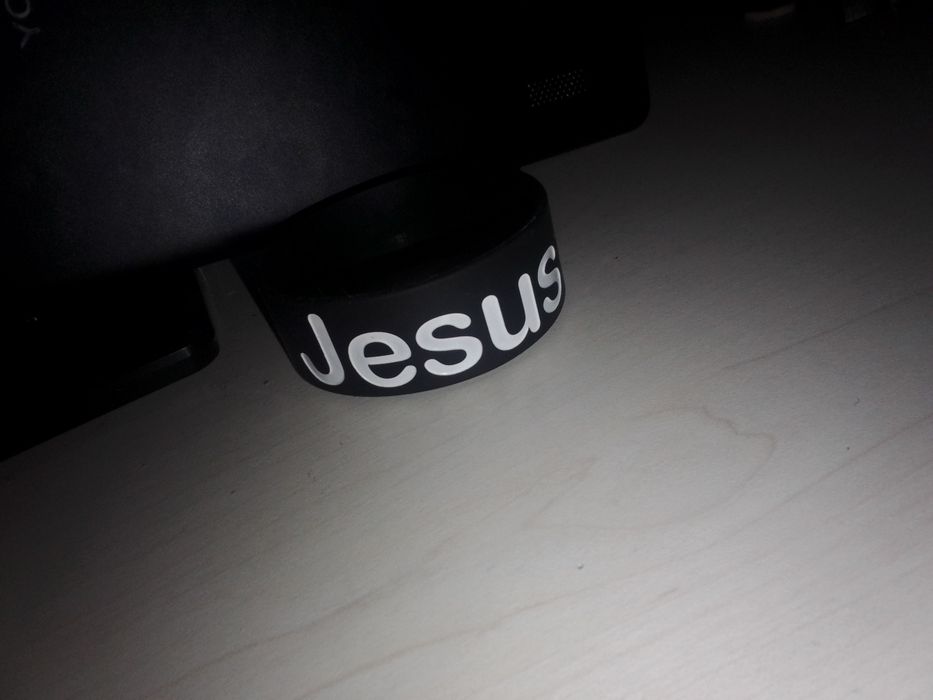 Brățară Jesus neagră