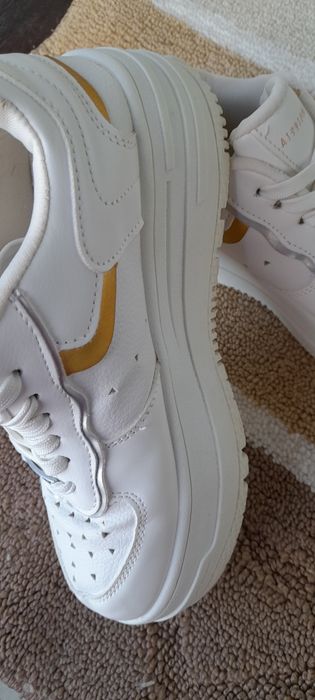 Bershka platform sneakers with Metallica details