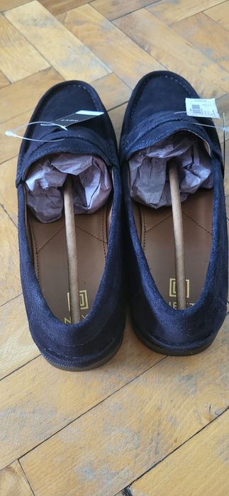 Обувки Next loafers- suede leather brand new.