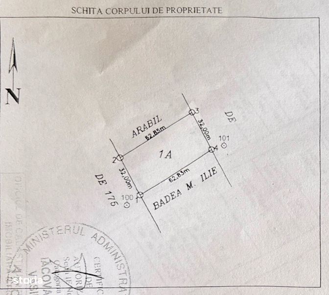 Oferta! Se ofera spre vanzare teren extravilan 2000 mp, Moara Vlasiei