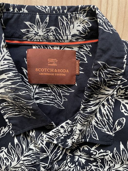 SCOTCH & SODA / мъжка риза къс ръкав S