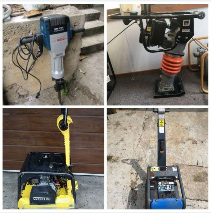 Demolator. Picamer. Vibrator beton