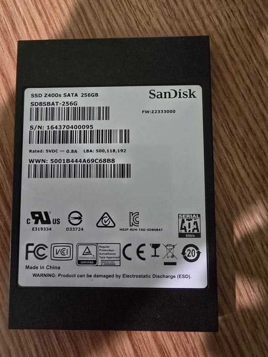 Vand SSD-uri SanDisk/Apacer 256GB si 128GB PC/LAPTOP SATA, 2.5 inch