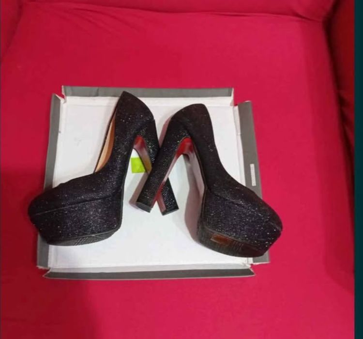 Pantofi dama cu platforma și toc inalt de ocazie