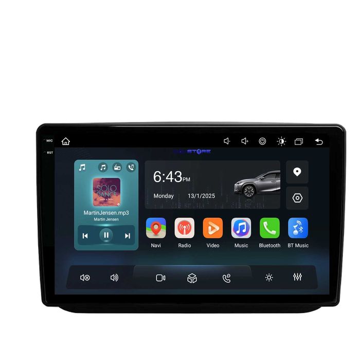 Navigatie Dedicata Skoda Fabia (2007-2014), 9Inch, Bluetooth, CarPlay