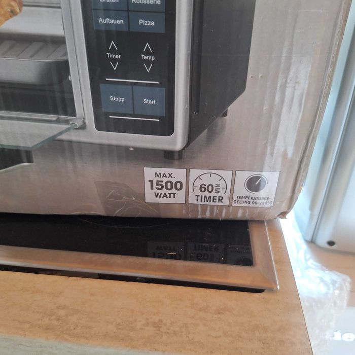 Мини фурничка 5в1 + кошница за картофи и камък за пица