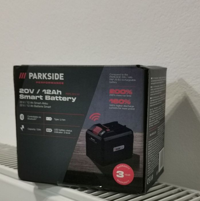 Acumulator Parkside Performance 12Ah Smart PAPS 2012 A1 - NOU, Sigilat