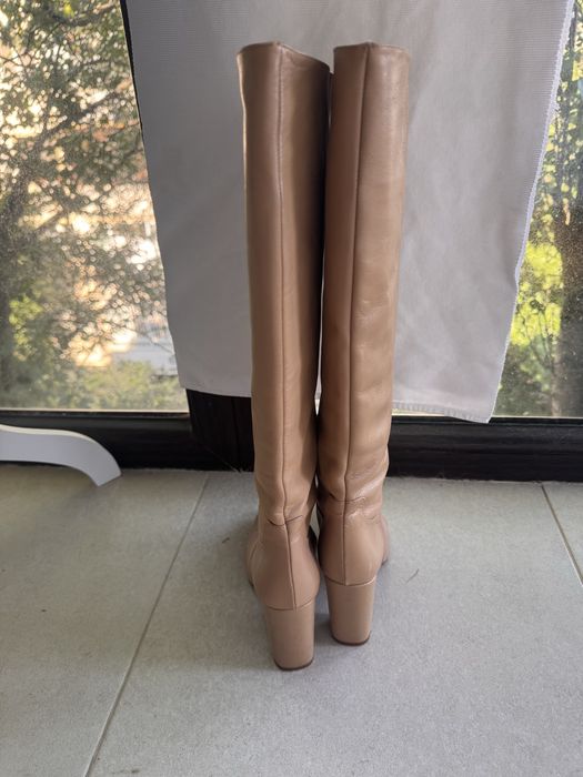 Cizme din piele Zara 37