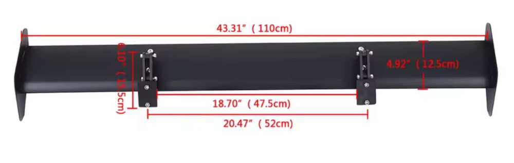 Spoiler Aluminiu fabricat in Germania