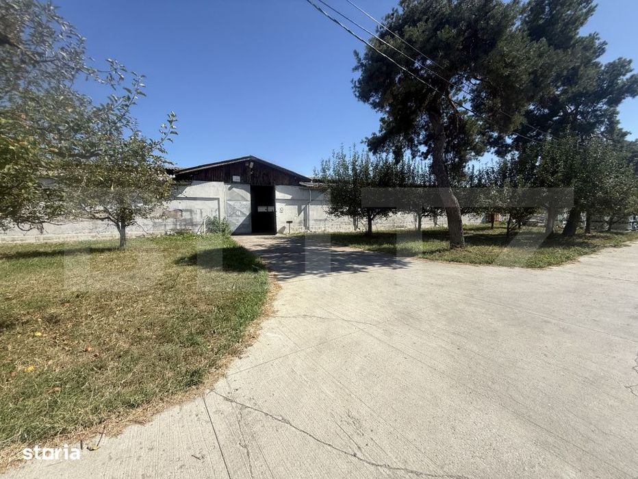 Atelier industrial 1.050 mp, utilat, 4 cai de acces – SAGRICOM