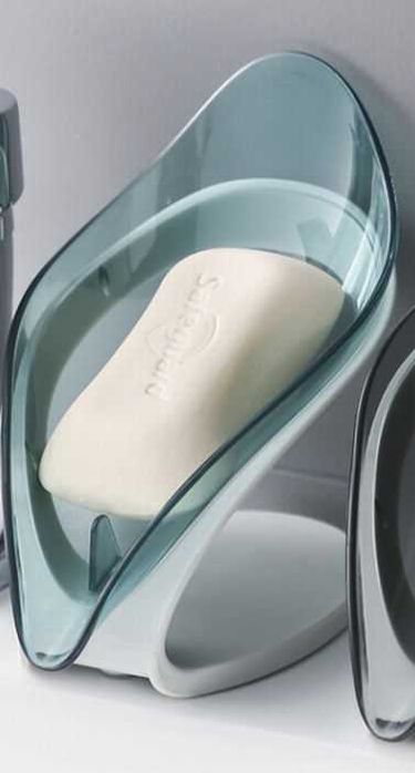 Дизайнерска сапунерка: лист от момина сълза, самоизточваща се, уникат