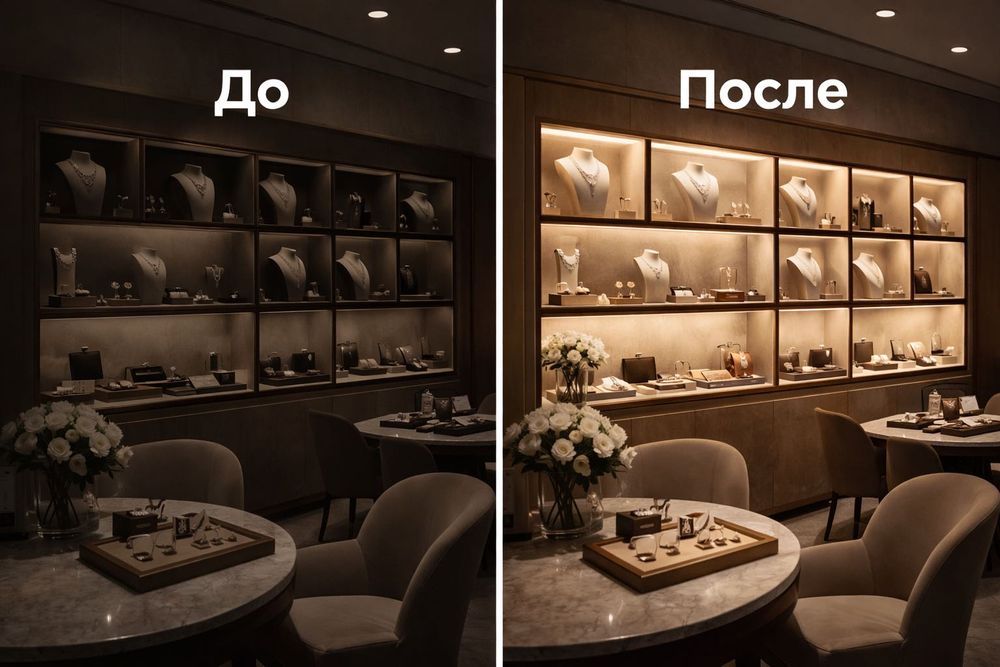 Светильники для мебели