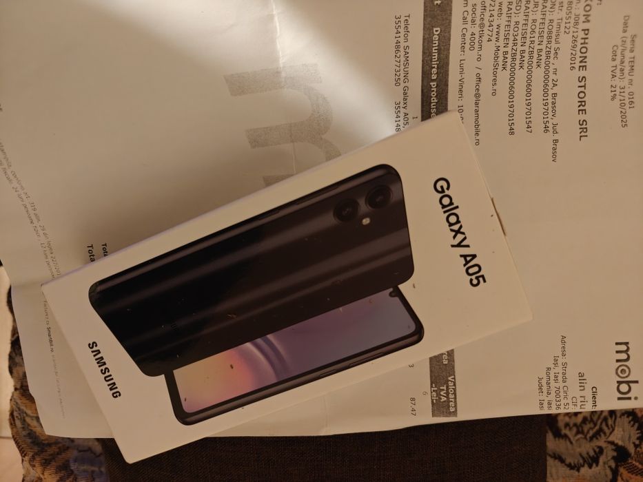 Samsung A07 sigilat garanție 4/128 GB liber retea