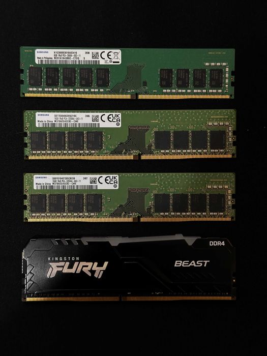 kingston fury 3200 ddr4 32 gb second hand si noi de vanzare