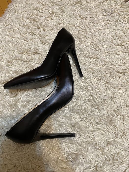 Pantofi stiletto negrii