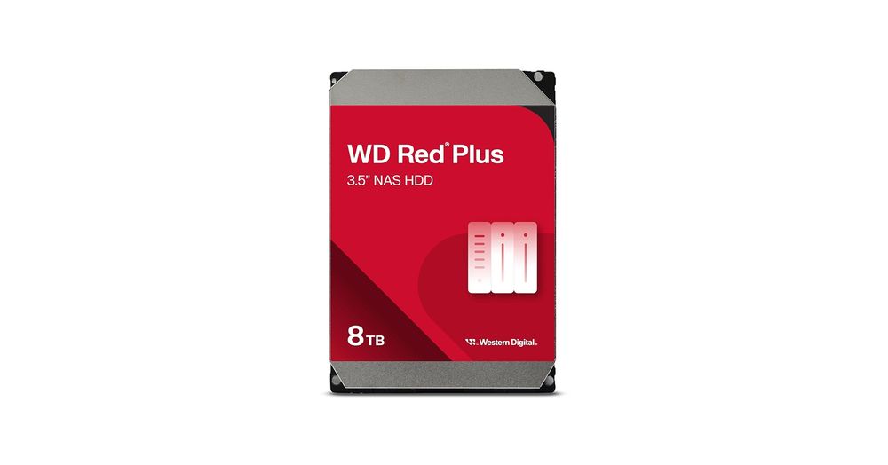 WD Red Plus 8TB, 4TB Recert WD80EFPX